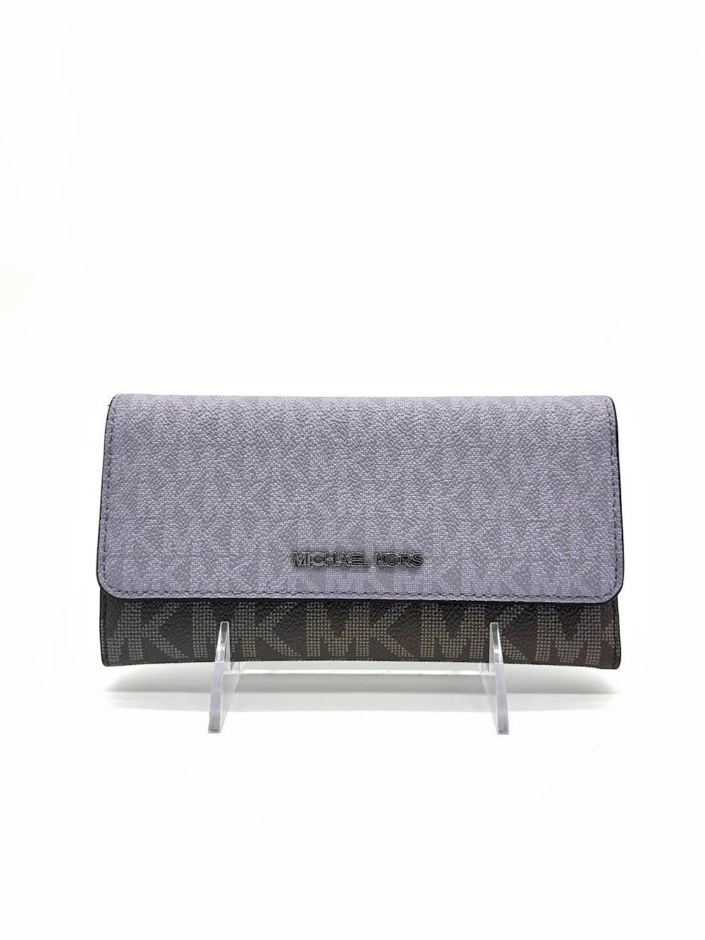 Michael Kors Jet Set Travel Large Trifold Wallet in Lilac